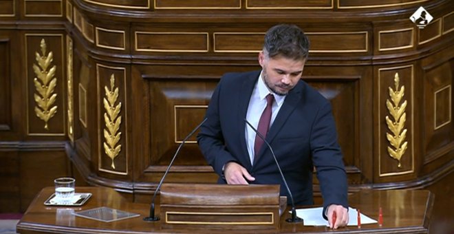 Rufián adverteix a Sánchez que si la taula de diàleg fracassa "serà culpa de l’esquerra espanyola"