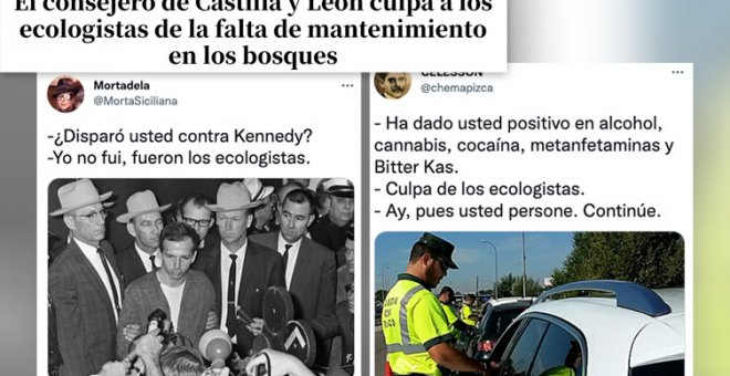 "Los ecologistas", la excusa de moda en Twitter tras las palabras del Consejero de Medio Ambiente de Castilla y León