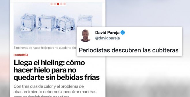 "Periodistas descubren las cubiteras": el divertido hilo que explica la nueva moda del 'hieling'