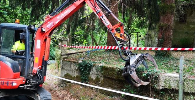 Así consuma el PP de Ourense la destrucción del entorno del monasterio más antiguo de Galicia