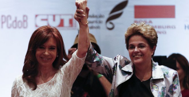 Dilma Rousseff defiende a Kirchner y afirma que es víctima de una persecución