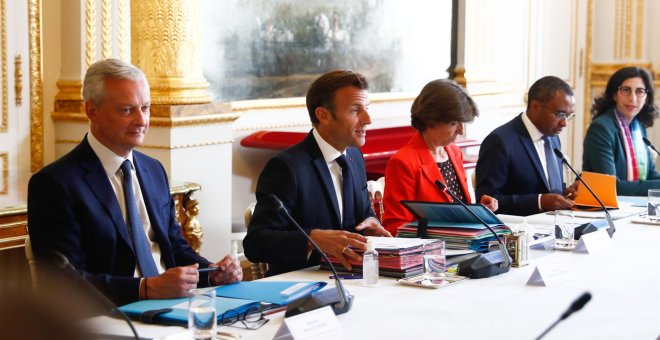 Macron proclama el "fin de la abundancia" en su primer Consejo de Ministros tras las vacaciones de verano