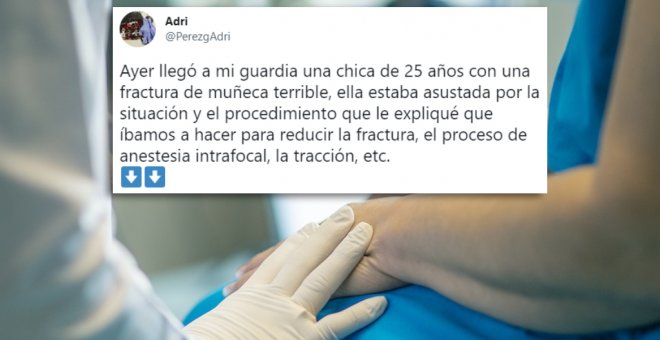 El hilo de un sanitario que reivindica la figura de las TCAE: "Su labor no tiene precio, son parte esencial del equipo, no solo para lavar culos como se cree"