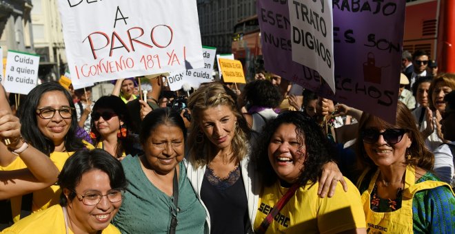 Trabajadoras del hogar: "El avance en derechos es fruto de nuestra lucha durante años"