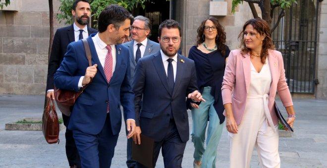 Tensa cimera al més alt nivell entre Esquerra i Junts per avaluar l'estat de la coalició de Govern