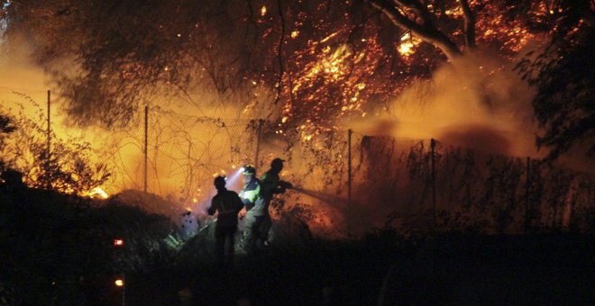 Controlado el mayor fuego de la historia de Ceuta, que deja 130 hectáreas calcinadas