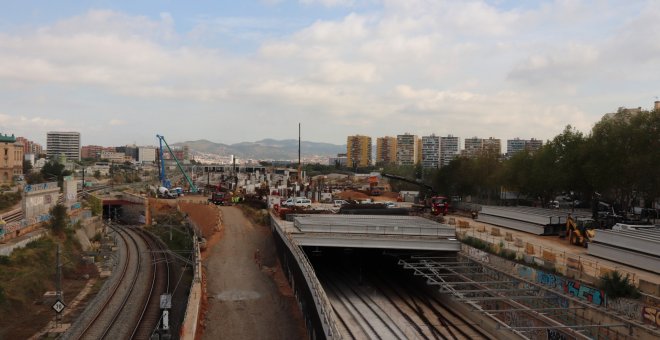 Les obres de l'estació de la Sagrera entren en la fase "més complexa", amb alteracions a l'R1, l'R2 Nord i l'R11