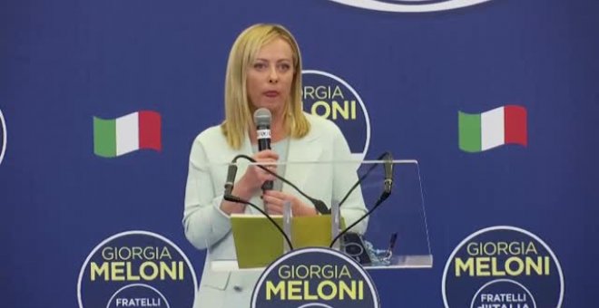 La ultraderechista Giorgia Meloni se alza como la gran triunfadora de las elecciones en Italia