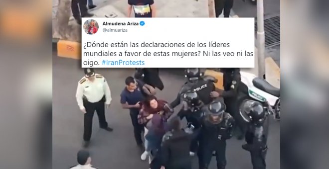 La denuncia ante el silencio tras la brutal agresión a una manifestante en Irán: "¿Dónde están las declaraciones de los líderes mundiales?"