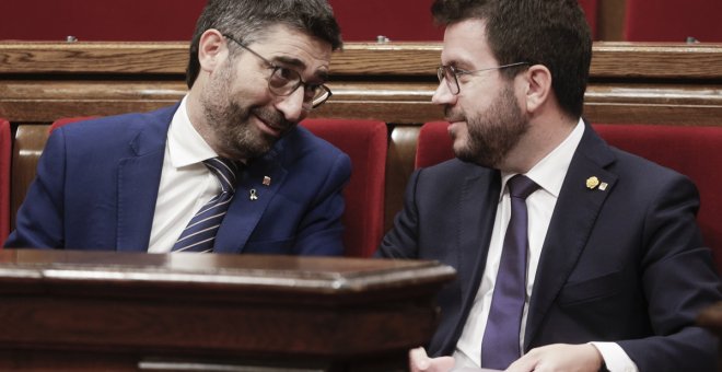 Aragonès cesa al vicepresident Puigneró y aboca al Govern a la salida de Junts