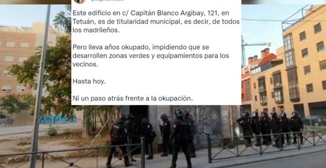 "Esta semana en 'Begoña Villacís odia a los pobres...'": la vicealcaldesa de Madrid vuelve a enorgullecerse de un desalojo