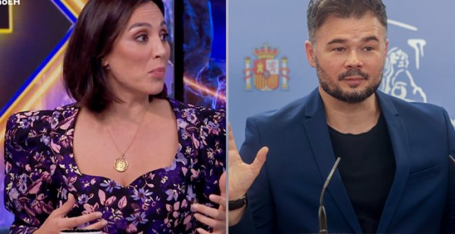 Las redes recuperan unas palabras de Tamara Falcó sobre "madres de 12 y 13 años" con "una sonrisa" y la réplica de Rufián se hace viral