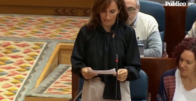 Mónica García, a Ayuso: "Hace 946 días que se firmaron los protocolos de la vergüenza, en los que dejaron morir a los mayores de las residencias"