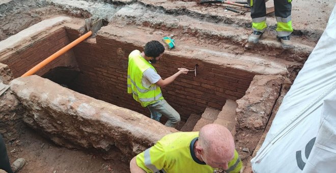 Unes obres permeten descobrir un refugi antiaeri a Gràcia