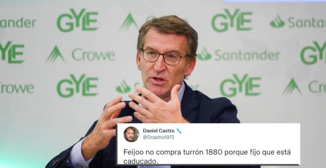 "Feijóo avisa que en cinco años llegará la generación del 27": chanzas por el gambazo del líder del PP con Orwell