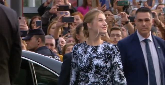 La Familia Real llega al Teatro Campoamor para la celebración de los Premios Princesa de Asturias 2022