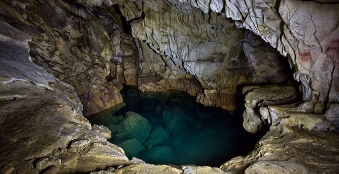 Localizan dos nuevas galerías sin explorar en la cueva de Chufín