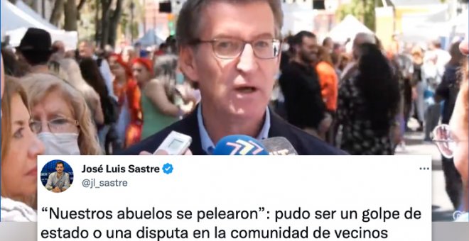 Feijóo se marca el mayor eufemismo de nuestra era: resume la Guerra Civil diciendo que "nuestros abuelos se pelearon"