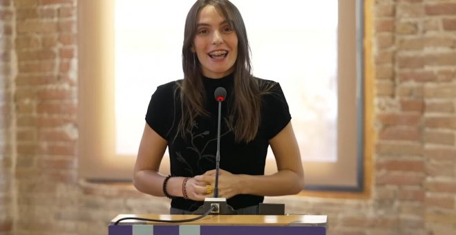 La periodista de 'Público' Candela Barro, en los premios MoJo: "El mayor orgullo del periodismo es dar voz a las víctimas"