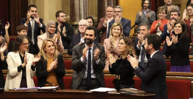 Torrent celebra que la seva absolució estableixi un "precedent" per a futures Meses del Parlament