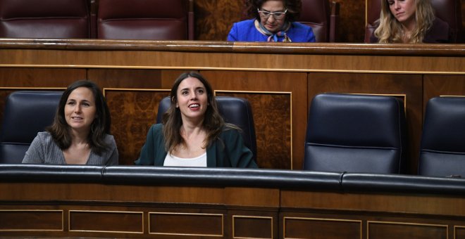 Avalancha de apoyos a Irene Montero frente a los ataques machistas de Vox