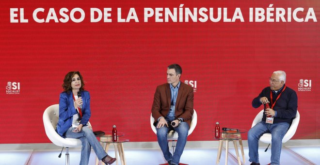 Sánchez defiende junto a Costa el "socialismo ibérico" frente al negacionismo climático de la ultraderecha