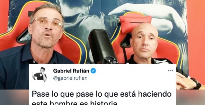 La genial respuesta de Luis Enrique a un espectador que rechaza donar a una asociación contra el cáncer infantil porque "a Catalunya ni agua"