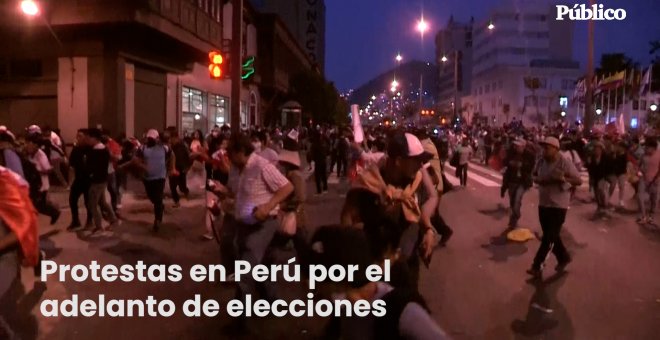 Al menos dos fallecidos durante las protestas en Perú