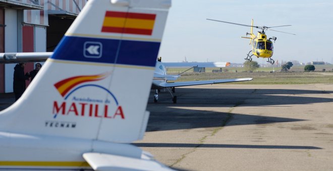 Localizan sumergido en el Duero el avión ultraligero desaparecido con dos ocupantes en Valladolid