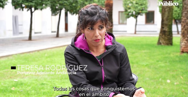 Teresa Rodríguez, sobre la herencia del 15M: "Adelante Andalucía es fruto de esto"