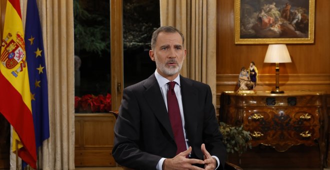 Felipe VI pierde 1,2 millones de espectadores y su discurso es el menos visto desde 2016