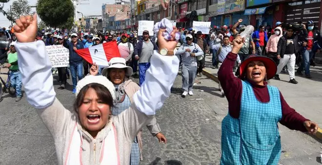 Vuelven las protestas y los bloqueos a Perú tras la tregua de Navidad
