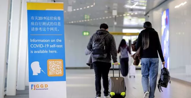 La UE recomienda pedir pruebas covid a los viajeros procedentes de China