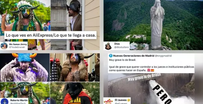 Los mejores memes sobre el asalto en Brasil: "Esa fina línea entre los Carnavales y asaltar Congresos"