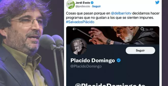 El tuit de Jordi Évole sobre lo que ha hecho Plácido Domingo ante el 'Salvados' sobre las mujeres acosadas por el tenor