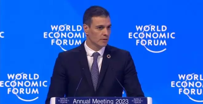 Sánchez advierte en Davos del peligro del ascenso de la ultraderecha para las democracias europeas