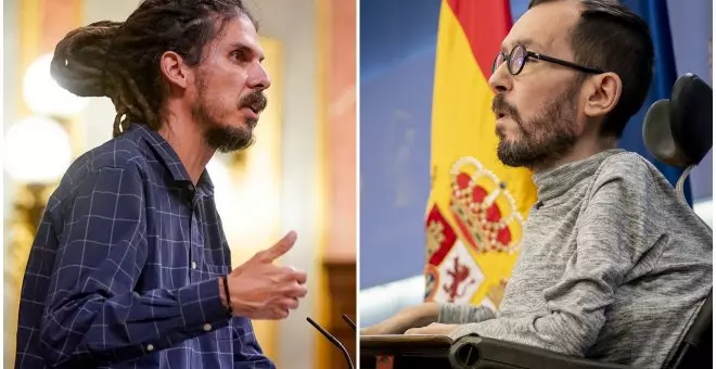 Echenique reconoce que "nunca se imaginaron que Alberto Rodríguez acabaría con Errejón y Baldoví"