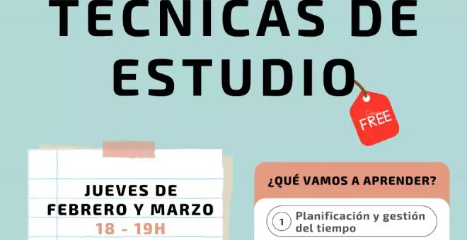 El Ayuntamiento formará en técnicas de estudio a los jóvenes del municipio