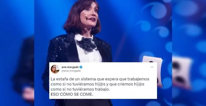 Ana Morgade expone las contradicciones del sistema: "Trabajar como si no tuviéramos hijos" y "criar hijos como si no tuviéramos trabajo"