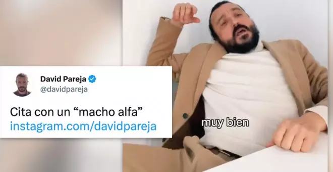 "Cita con un 'macho alfa': la parodia de David Pareja con la escena de 'First Dates' de la que todo el mundo habla