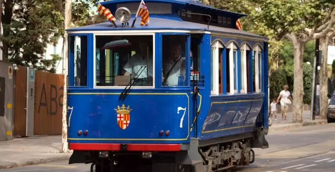 Temor per la desaparició permanent de l'històric Tramvia Blau de Barcelona