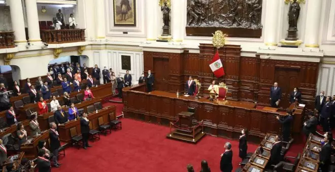 El Congreso de Perú rechaza debatir el proyecto de ley de adelanto electoral para 2023
