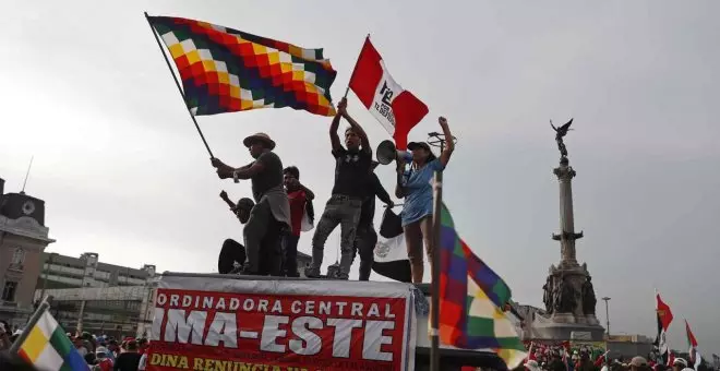 Miles de peruanos marchan de nuevo en Lima contra el Gobierno de Boluarte
