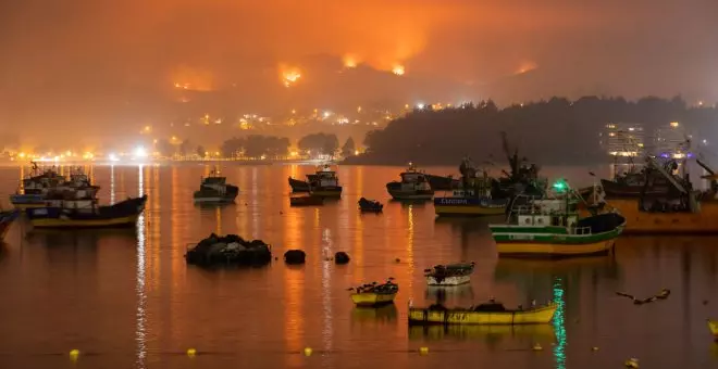 Chile eleva a 24 el número de muertos en los incendios y detiene a 10 personas como presuntos implicados