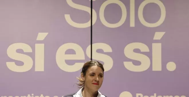 Montero quiere negociar "cuanto antes" con el PSOE la reforma de la ley del 'solo sí es sí' pero admite que el diálogo está roto