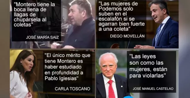 "Las leyes son como las mujeres, están para violarlas": las burradas machistas más vergonzosas de los políticos de la caverna