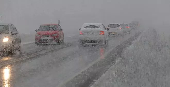 La Península y Balears presentarán nevadas, viento y mucho frío este domingo