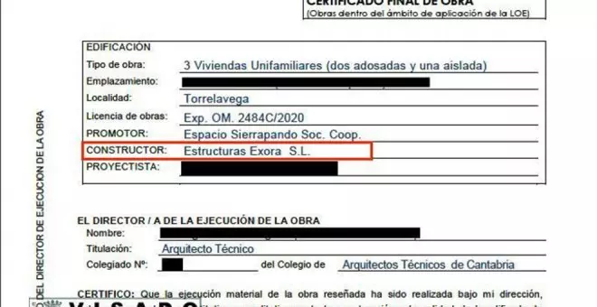 El alcalde de Torrelavega certifica que su vivienda no está vinculada con Rucecan