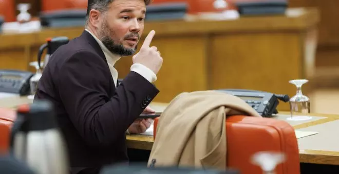 Rufián se suma a la apuesta de Yolanda Díaz sobre Ferrovial: "Que devuelvan todas las ayudas públicas"