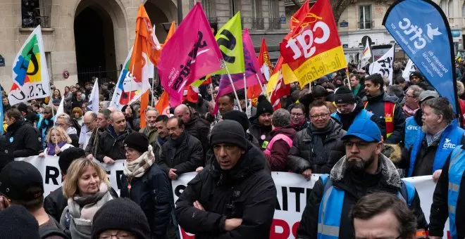 Francia registra la manifestación más multitudinaria de las movilizaciones contra la reforma de las pensiones